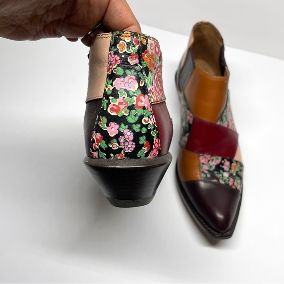 Coach Patchwork Bandit Leather Booties - Picture 4 of 8
